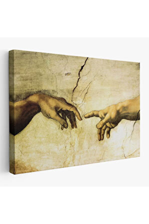 Ademin Yaratılışı Tablosu - The Creation Of Adam-6596
