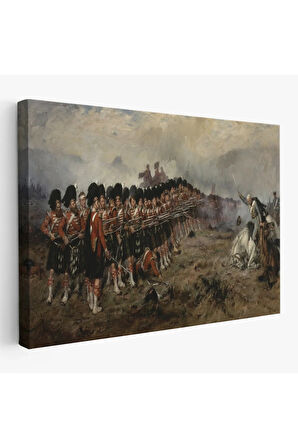 Robert Gibb'in İnce Kırmızı Çizg Tablosu -the Thin Red Line-6602