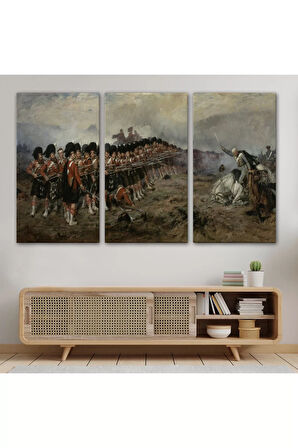 Robert Gibb'in İnce Kırmızı Çizg Tablosu -the Thin Red Line-6602