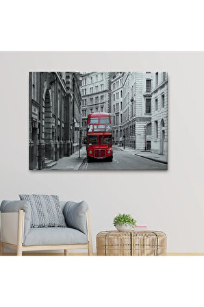 Londra Kırmızı Otobüs Tablosu-6622