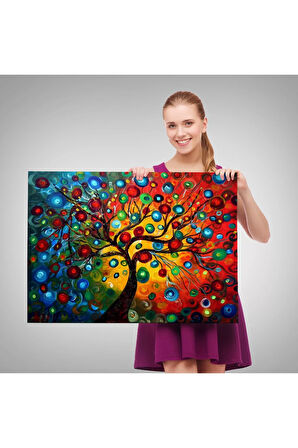 Pariste Ortaçağ Çiçek Pazarı Tablosu-6624