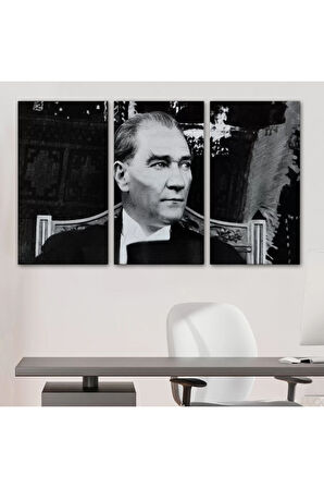Keskin Bakışlı Atatürk Tablosu-6635