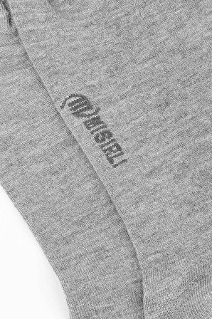 Mısırlı Kadın Bambu Tekli Gri Yazlık Patik Çorap