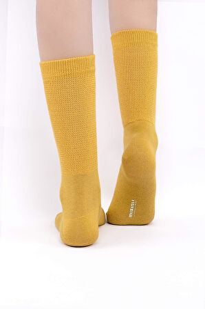 Mısırlı Kadın %10 GÜMÜŞ madeni içerikli Sarı Soket Çorap   M 78000 S