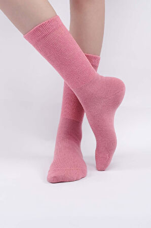 Mısırlı Kadın %10 GÜMÜŞ madeni içerikli Pembe Soket Çorap   M 78000 P