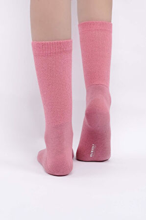 Mısırlı Kadın %10 GÜMÜŞ madeni içerikli Pembe Soket Çorap   M 78000 P