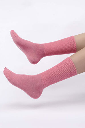 Mısırlı Kadın %10 GÜMÜŞ madeni içerikli Pembe Soket Çorap   M 78000 P