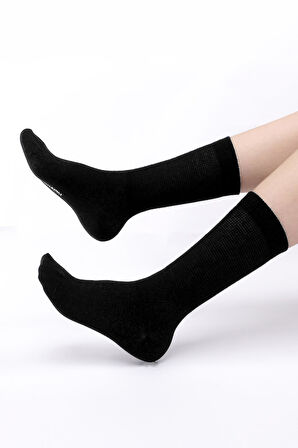 Mısırlı Kadın %10 GÜMÜŞ madeni içerikli Siyah Soket Çorap   M 78000 SI