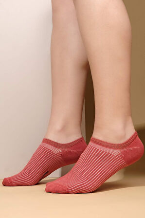 Mısırlı Kadın Bambu Tekli Kiremit Yazlık No Show Çorap
