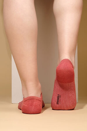 Mısırlı Kadın Bambu Tekli Kiremit Yazlık No Show Çorap