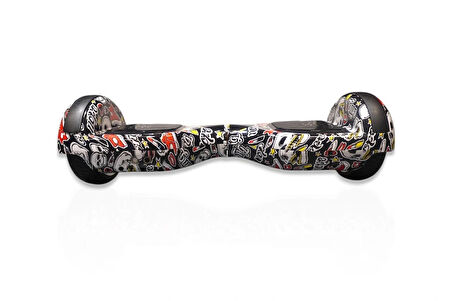 CityMate Elektrikli Kaykay Hoverboard Bluetooth Hoparlörlü 6.5 Inch Grafiti D14