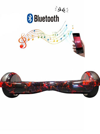 CityMate Elektrikli Kaykay Hoverboard Bluetooth Hoparlörlü 6.5 Inch Grafiti D15