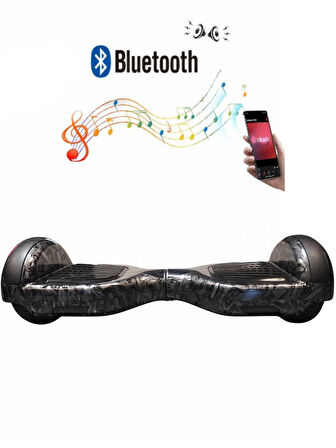 CityMate Elektrikli Kaykay Hoverboard Bluetooth Hoparlörlü 6.5 Inch Grafiti D27