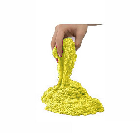 Kinetik kum 1kg - Sarı Renk