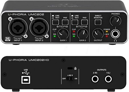 Behringer U-Phoria Pro Stüdyo Kayıt Paketi