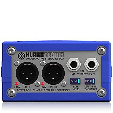 Klark Teknik DN200v2 2-Kanal Aktif Stereo Dı Box