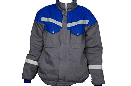 ESER - 7-7 Gabardin İçi Polarlı Robalı Mont - Mavi Gri