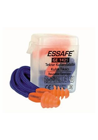 Essafe Ge-1425 Çam Tipi Ipli Kutulu Kulak Tıkacı