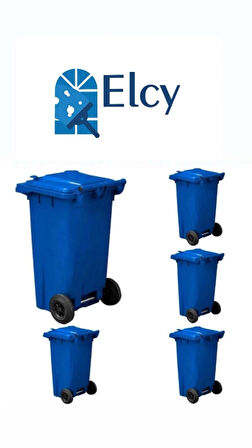 ELCY 120 LT Mavi Çöp Konteyneri 5 ADET