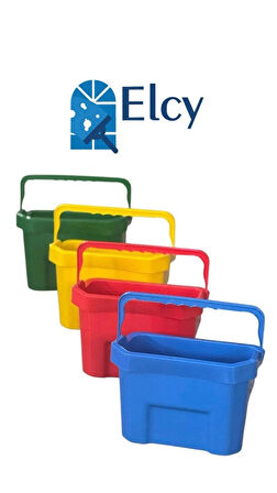 ELCY 12 LT Temizlik Kovası Cam Kovası Temiz Su Kovası Tüm Renkler