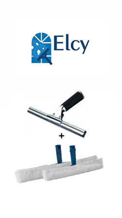 ELCY 35 Cm Cam Silme Aparatı Çekçek Ve 2 ADET Cam Peluş 35 Cm