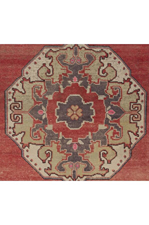 148x170 cm Eşsiz Eski Kapadokya Halısı. %100 Yün. Geleneksel El Yapımı Halı