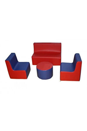 Anaokulu Için Sünger Oturma Grubu 4 Parça