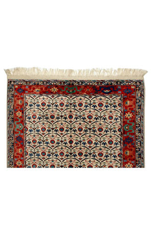 212x273 cm Yeni El Yapımı Halısı, %100 Doğal Boyalı Yün, Oturma Odası Halısı