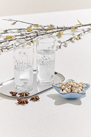 Behiç Ak Rakı Bardağı Seti 2'li