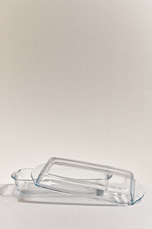 Kapaklı Dikdörtgen Fırın Kabı 2 L