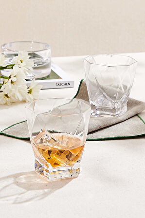 Çokgen Viski Bardağı