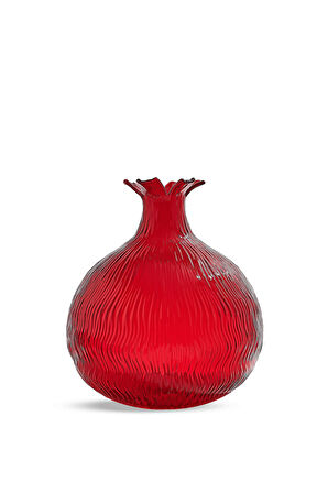 Kırmızı Nar Vazo 38 cm