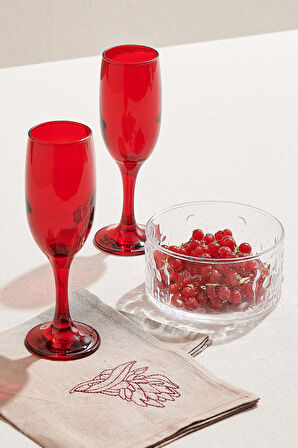 Şampanya Kadehi Kırmızı