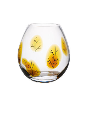 Yapraklı Vazo Amber