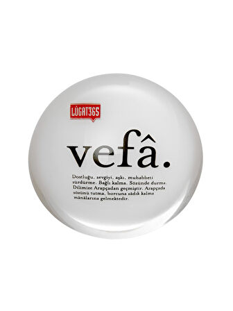 Lügat 365 Vefa Kağıt Ağırlığı