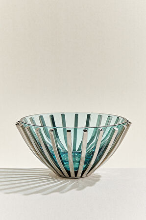 Zırhlı Kase Turkuaz / Yeşil 27 cm 