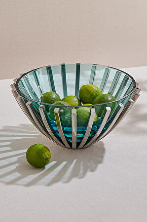 Zırhlı Kase Turkuaz / Yeşil 27 cm 