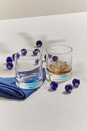 Dot Viski Bardağı Turkuaz