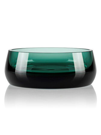 Füme Yeşil Topaz Kase 19 cm