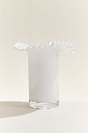 Madrid Vazo 23 cm Opal Beyaz