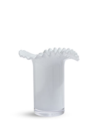 Madrid Vazo 23 cm Opal Beyaz