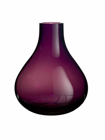 Violet Bulb Vazo 22 cm Mor