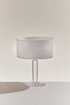 Ayaklı Servis 18 cm Beyaz