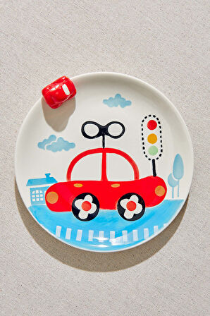 Car Seramik Pasta Tabağı