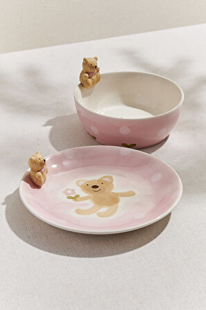 Happy Farm Seramik Pasta Tabağı