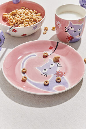 Playful Cat Seramik Kase