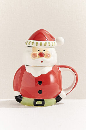 Santa Seramik Demlikli Kupa