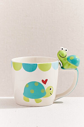 Turtle Seramik Kupa