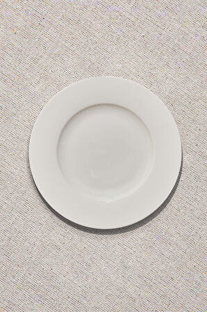 Blank 2 Porselen Pasta Tabağı Beyaz