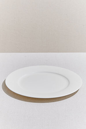 Blank 2 Porselen Pasta Tabağı Beyaz